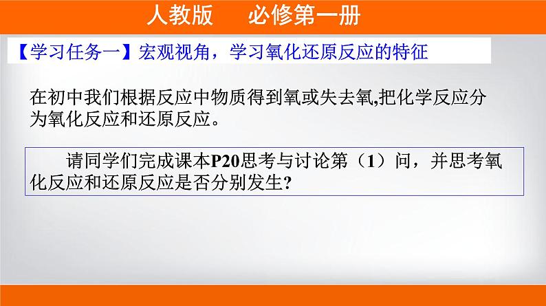 高一上学期必修第一册(人教版2019)专题1.3.1 氧化还原反应04