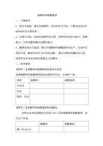 高中化学人教版 (新课标)必修1第二节 几种重要的金属化合物优秀教案设计