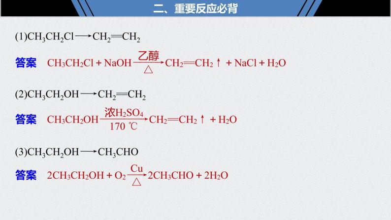2021高考化学一轮复习 第十章 本章重要有机物之间的转化关系 课件04