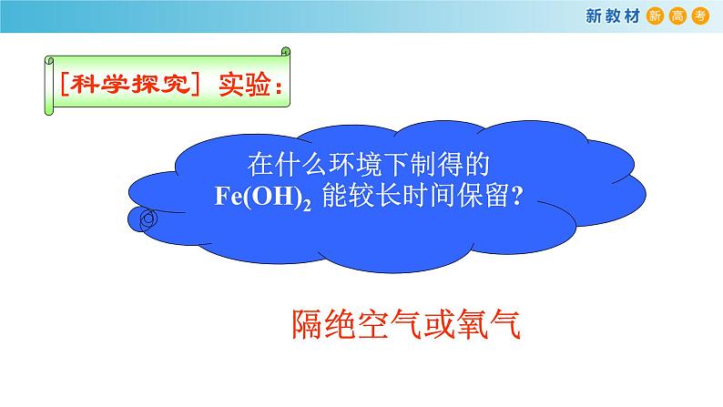化学新教材 人教版高中化学必修第一册 3.1.2 铁的氢氧化物 铁盐和亚铁盐课件(2)05