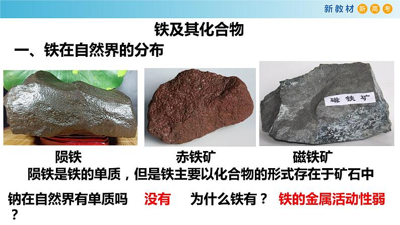 化学新教材 人教版高中化学必修第一册 3.1.1 铁的单质 铁的氧化物课件(1)03