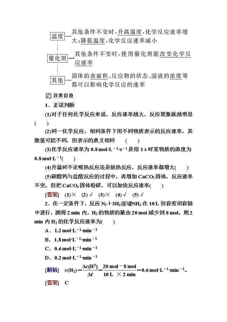 2019—2020学年人教新课标版高中化学必修二教师用书:2-3-1第一课时 化学反应速率03