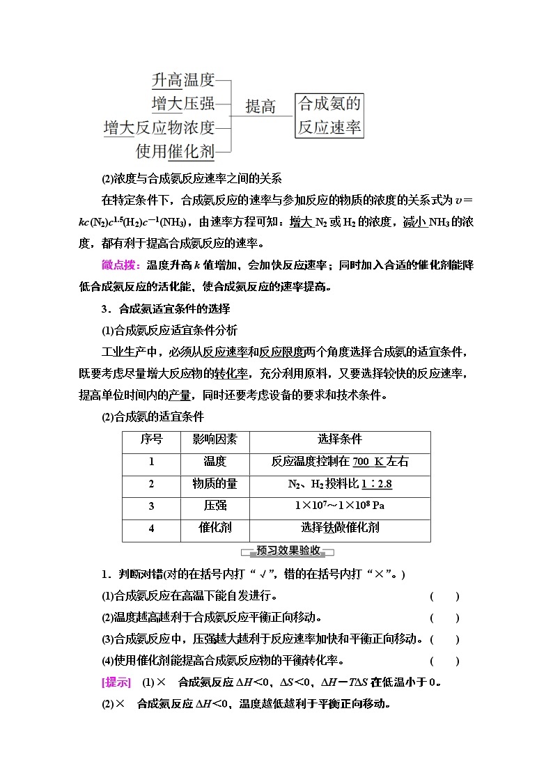 2020-2021学年化学鲁科版选修4教师用书：第2章第4节　化学反应条件的优化——工业合成氨02