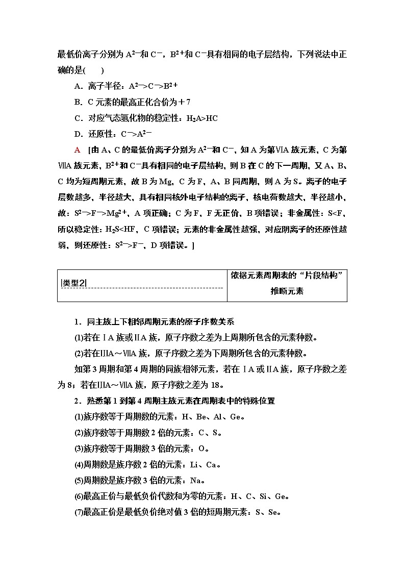 2021届高考化学(江苏专用)一轮教师用书:专题5高考专题讲座(三) 元素推断试题的分类突破03