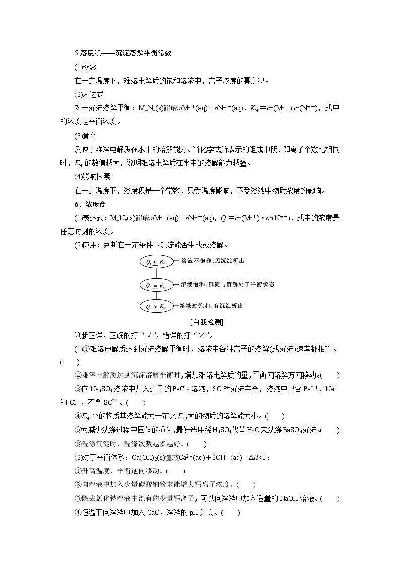2019版高考化学一轮精选教师用书苏教专用:专题85第四单元 沉淀溶解平衡02