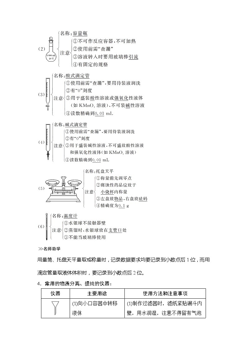 2019版高考化学创新大一轮人教全国通用版讲义:第十章化学实验基础及探究第1讲03