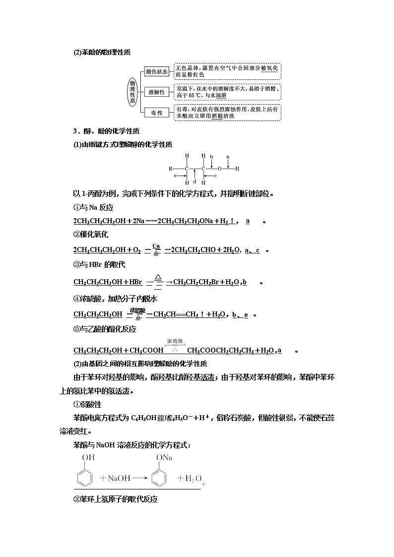 2020版高考新创新一轮复习化学通用版学案:第十一章第三节烃的含氧衍生物02