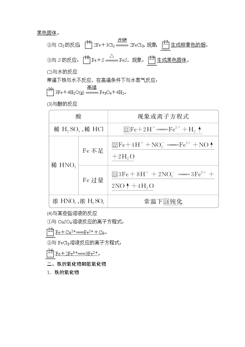 2020版高考化学（经典版）一轮复习教师用书：第三章第3节铁、铜及其化合物02