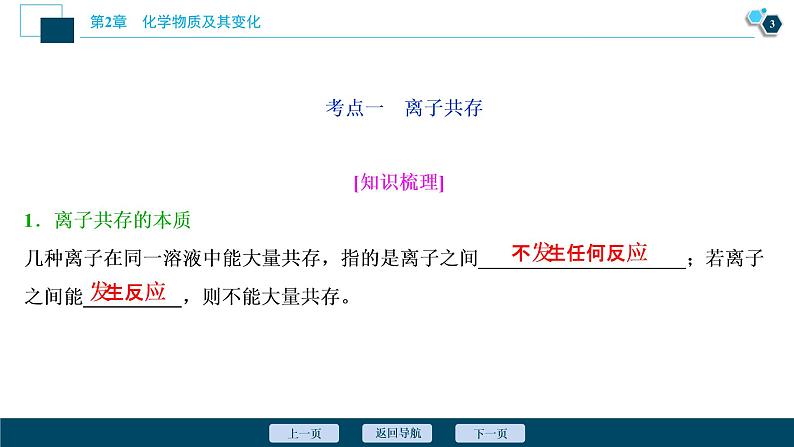 第7讲 离子共存 离子的检验与推断 48PPT第4页