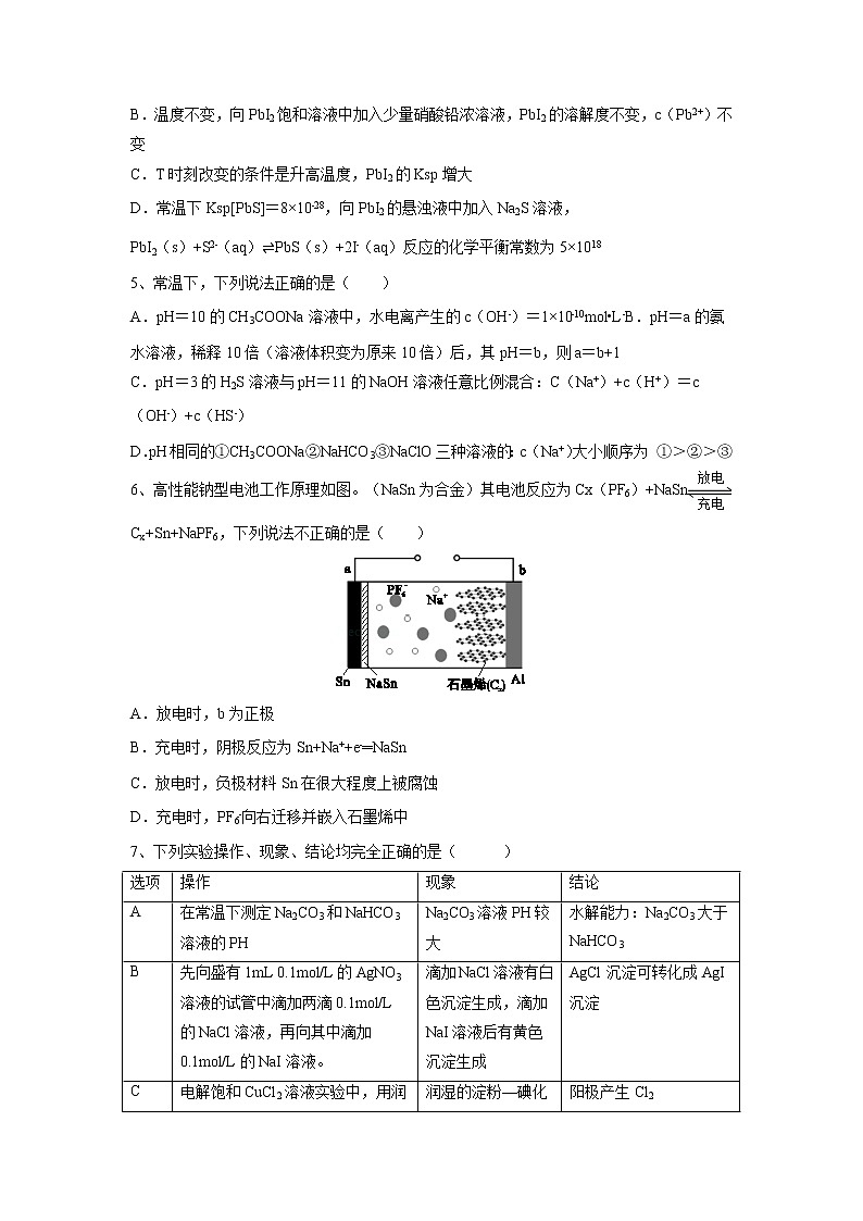 【化学】四川省雅安中学2018-2019学年高二下学期期中考试第2页