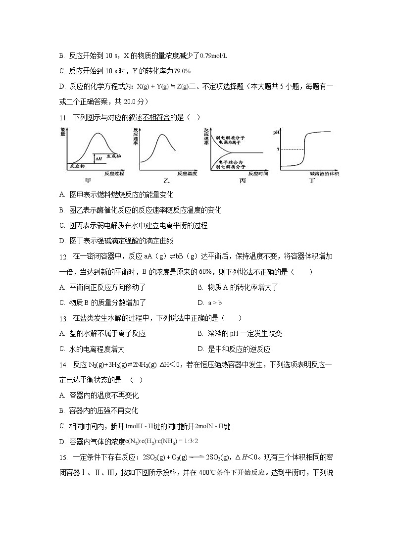 【化学】江苏省苏州市第五中学2018-2019学年高二下学期期中考试03