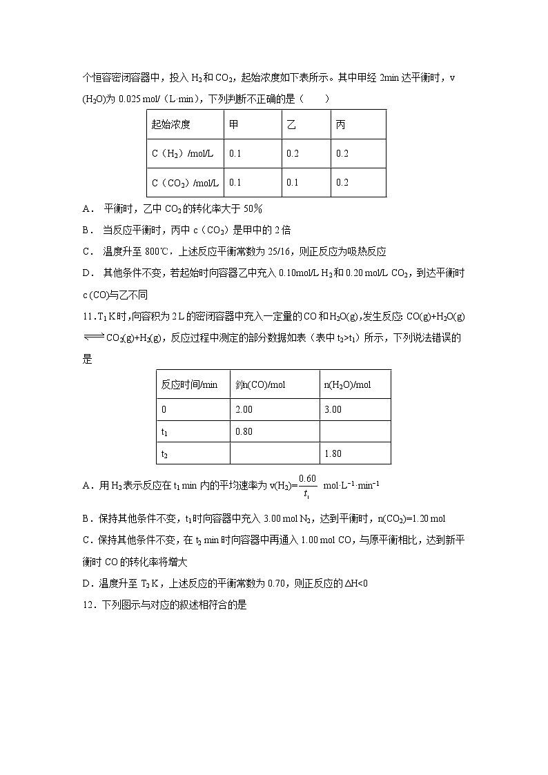 【化学】湖北省崇阳县一中2018-2019学年高二上学期期中考试第3页