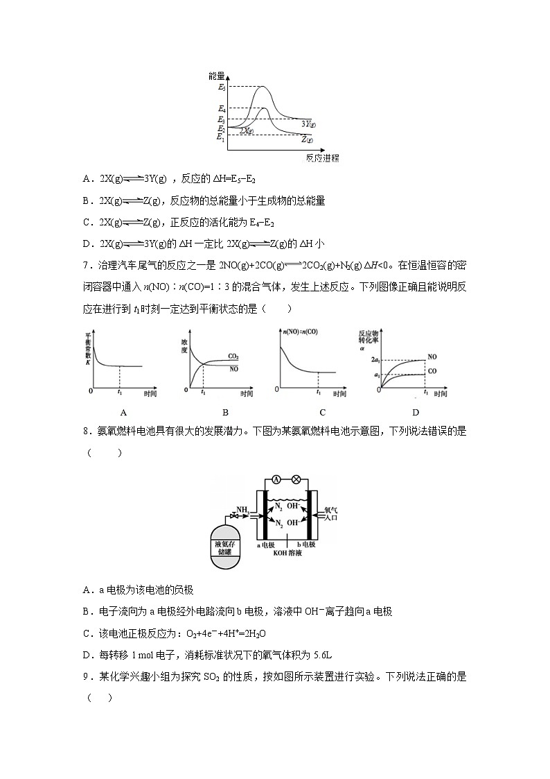 【化学】湖北省荆州中学、宜昌一中等“荆、荆、襄、宜四地七校考试联盟”2018-2019学年高二上学期期中考试02