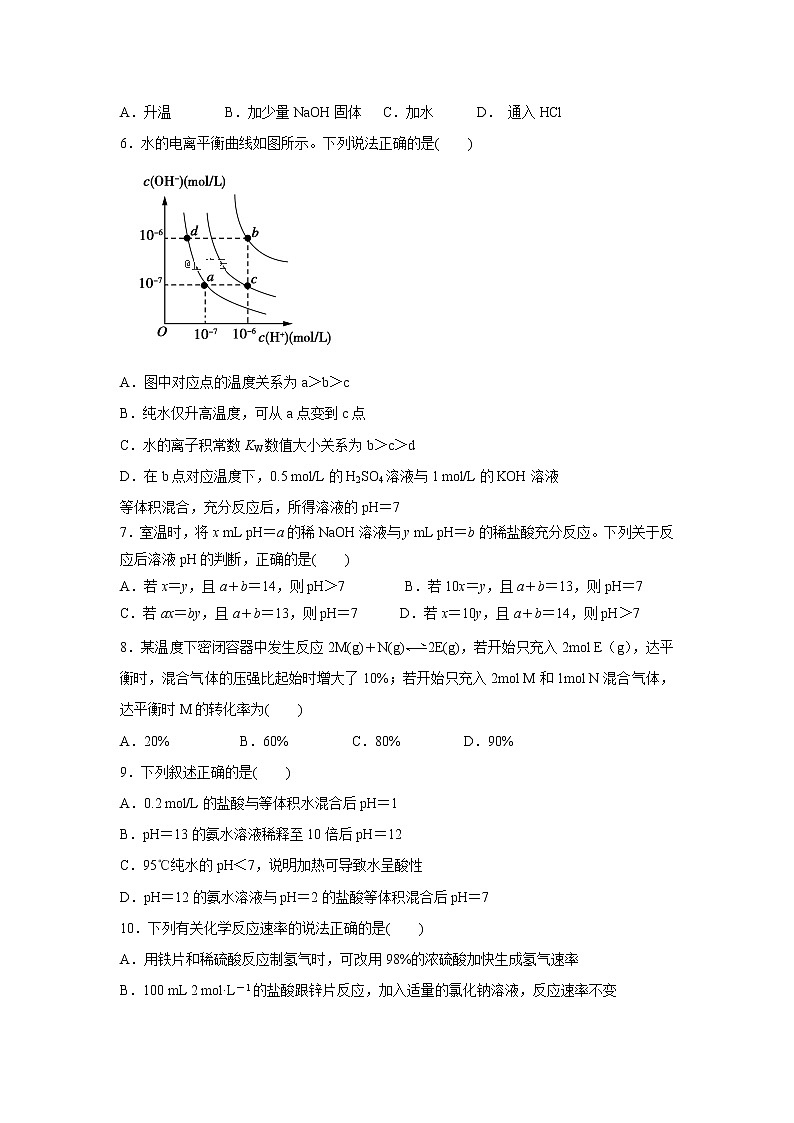 【化学】江西省赣州市于都县第二中学2019-2020学年高二上学期第三次月考试题02