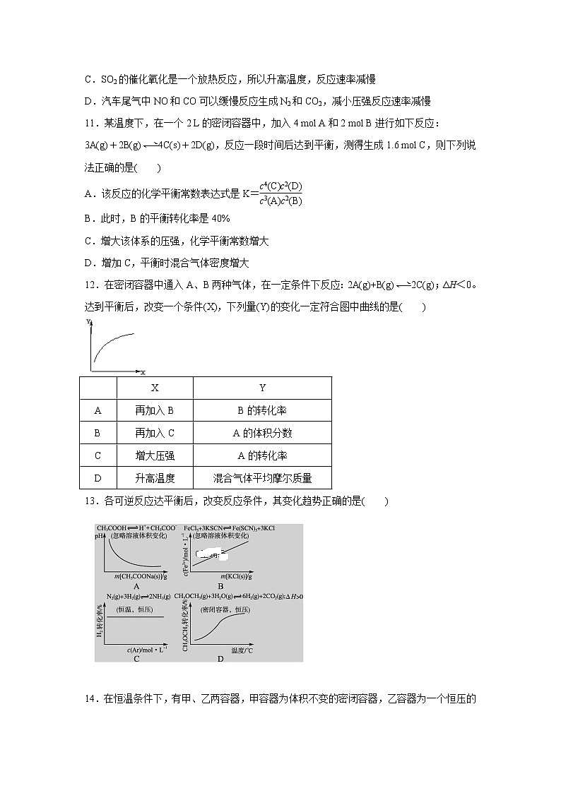 【化学】江西省赣州市于都县第二中学2019-2020学年高二上学期第三次月考试题03