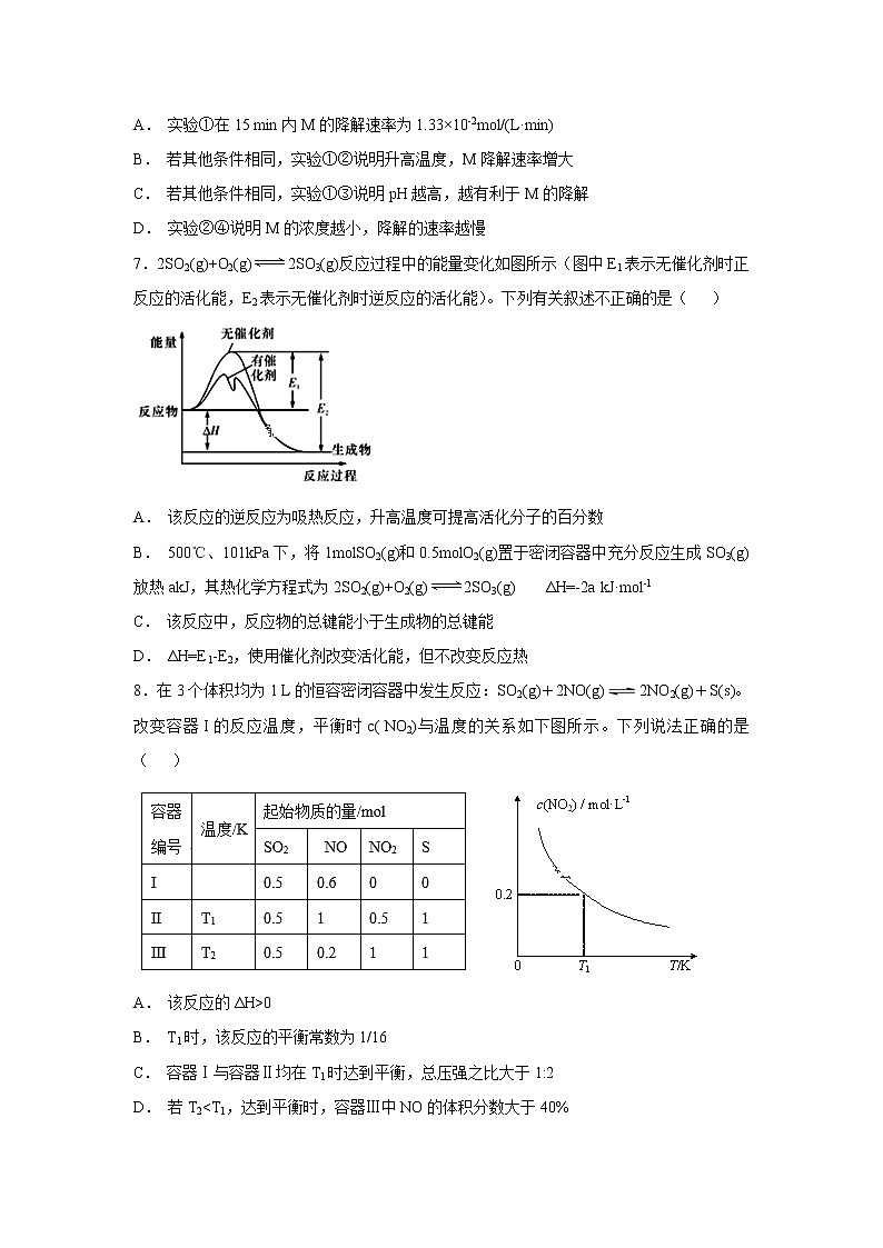 【化学】广东省梅州市水寨中学2019-2020学年高二上学期期中考试试卷第3页
