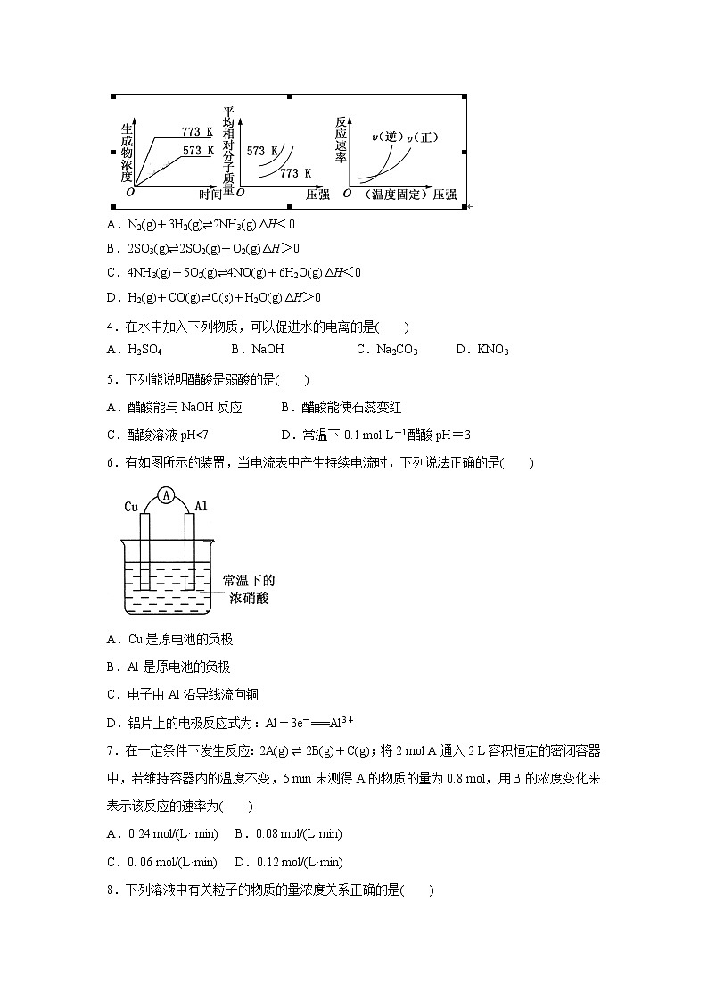 【化学】江西省南昌市进贤一中2019-2020学年高二上学期期末考试试卷02