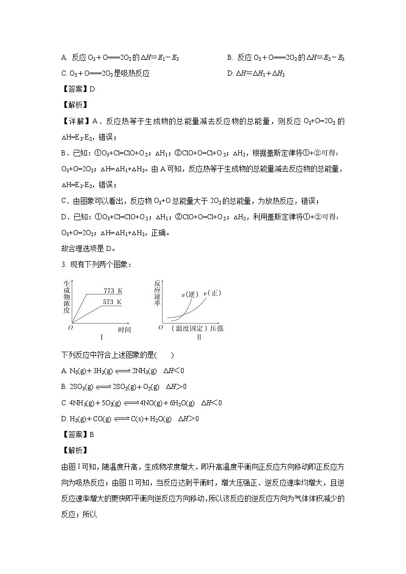 【化学】江西省南昌市进贤一中2019-2020学年高二上学期期末考试(解析版)第2页