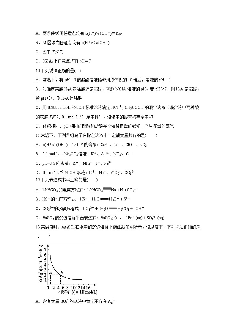 【化学】安徽省合肥市六校2019-2020学年高二上学期期末考试试卷03