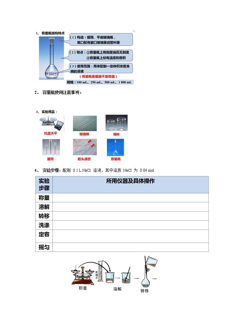 【新教材精创】1.3.3物质的量浓度学案（2）-鲁科版高中化学必修第一册03