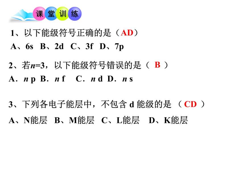人教版高中化学选修三 1.1原子结构第2课时（课件2）03