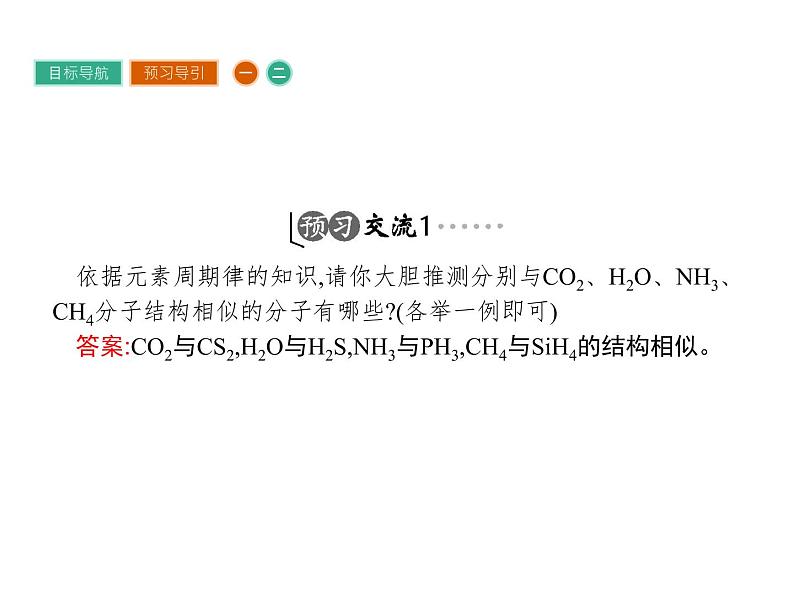 高中化学选修三(人教版 课件)-第二章 分子结构与性质 2.2.105