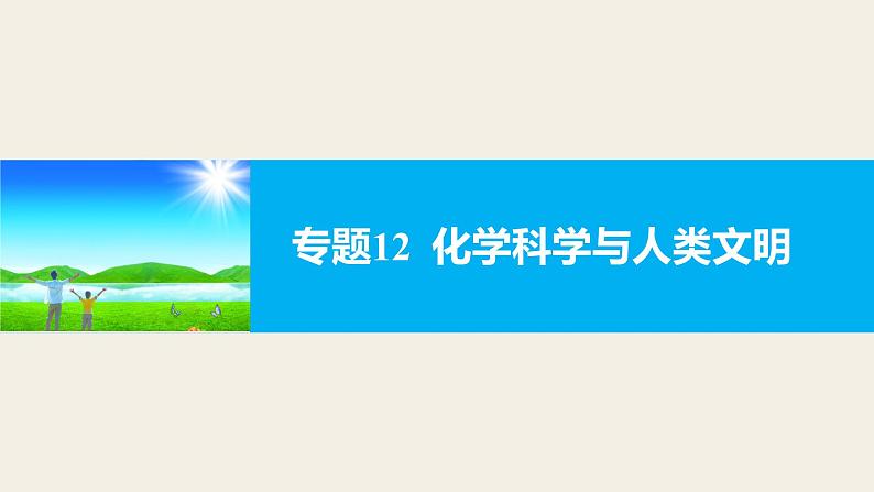 高考化学二轮复习专题复习:专题12化学科学与人类文明01