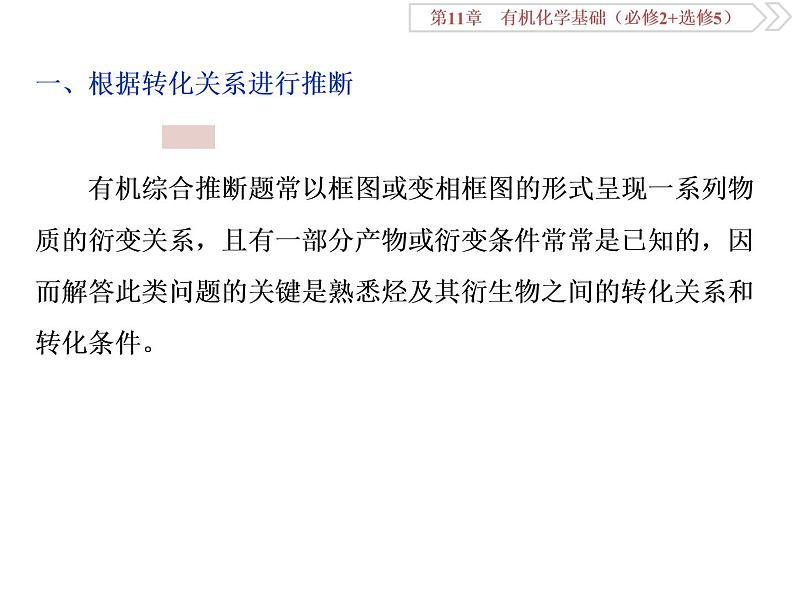 高中化学鲁科版选修五 有机综合推断题突破题型课件08