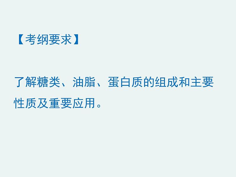高一化学第三章第四节基本营养物质精编课件(人教版必修二)02