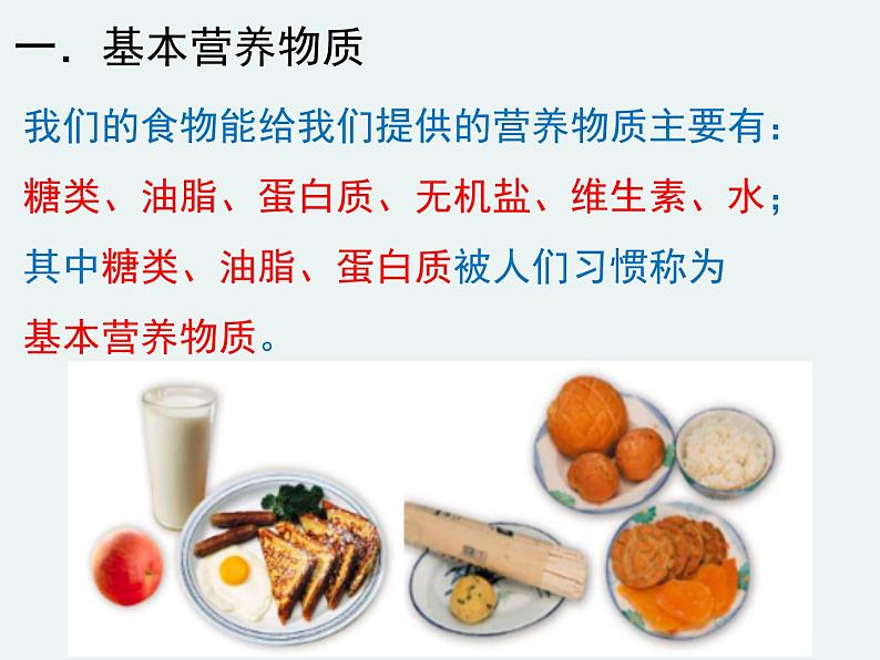 高一化学第三章第四节基本营养物质精编课件(人教版必修二)05