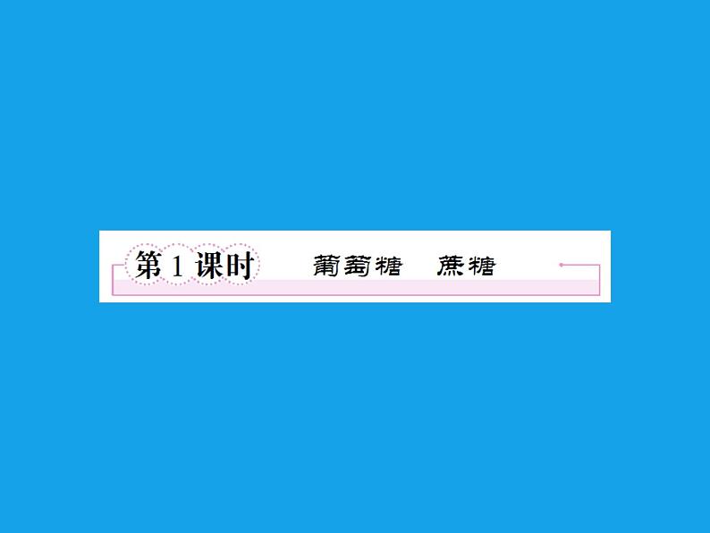 高二化学课件:4-2-1葡萄糖蔗糖 (选修5)02