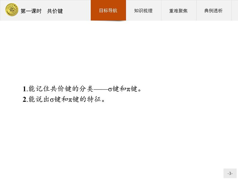 2018版高中化学人教版选修3课件:2.1.1 共价键03