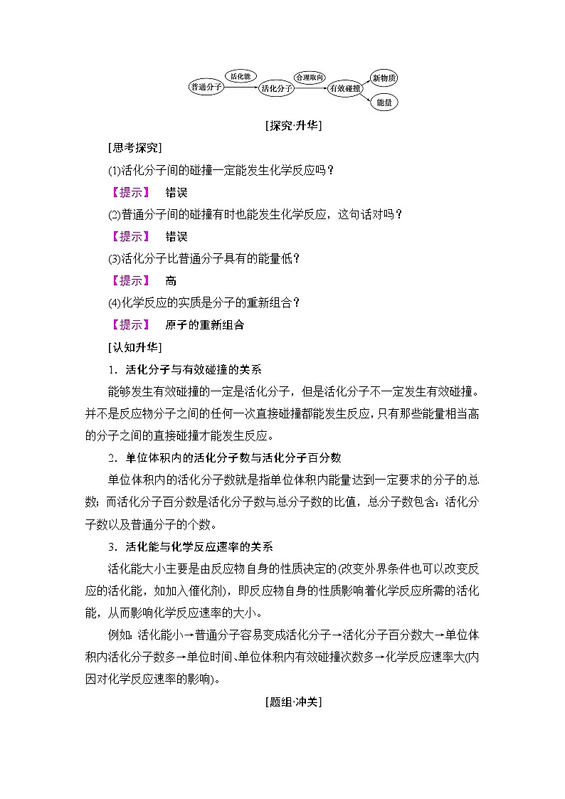 2018版高中化学(人教版)选修4同步教师用书:第2章 第2节 影响化学反应速率的因素02