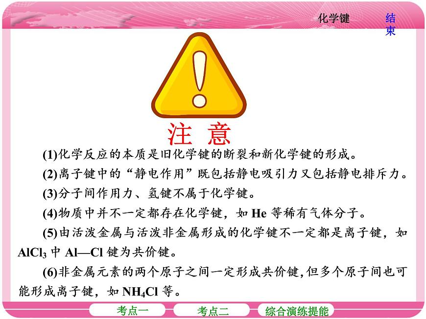 (人教版)高三化學(xué)高考總復(fù)習(xí)課件:第5章 第三節(jié) 化學(xué)鍵第8頁(yè)