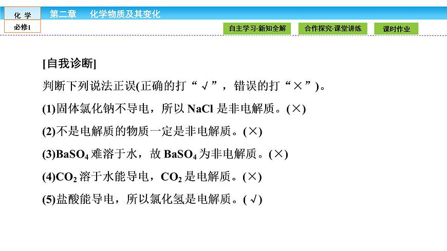 高中化學(xué)（人教版）必修1課件：第二章 化學(xué)物質(zhì)及其變化 2.2.1 課件第6頁(yè)