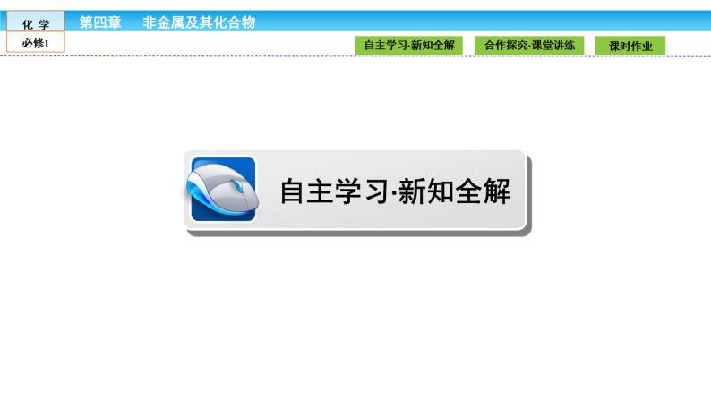高中化学（人教版）必修1课件：第四章 非金属及其化合物 4.104