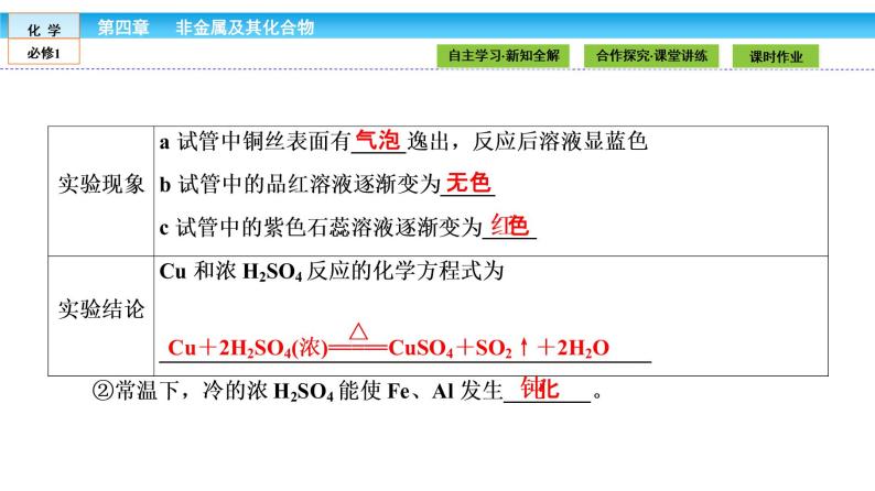 高中化学（人教版）必修1课件：第四章 非金属及其化合物 4.4.207