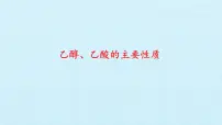 人教版 (2019)必修 第二册实验活动9 乙醇、乙酸的主要性质图片课件ppt