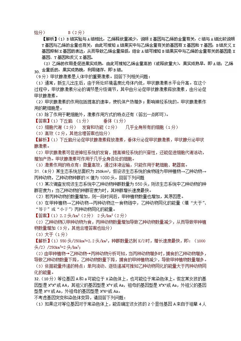 2015年高考真题:理科综合(新课标II卷)(Word版,含解析)第3页