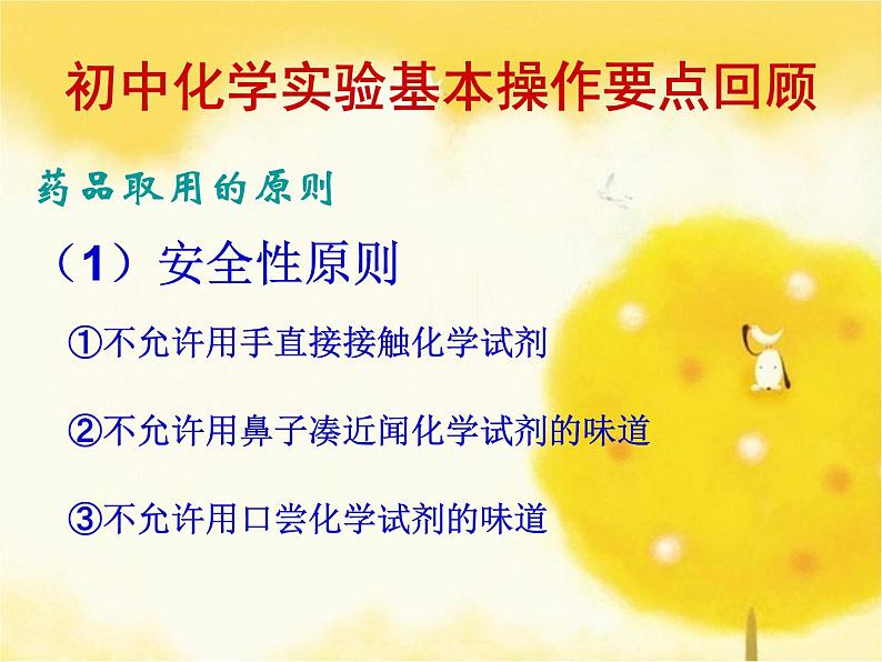 人教版(新课标)高中化学必修一第一章 化学实验基本方法(1)课件第4页