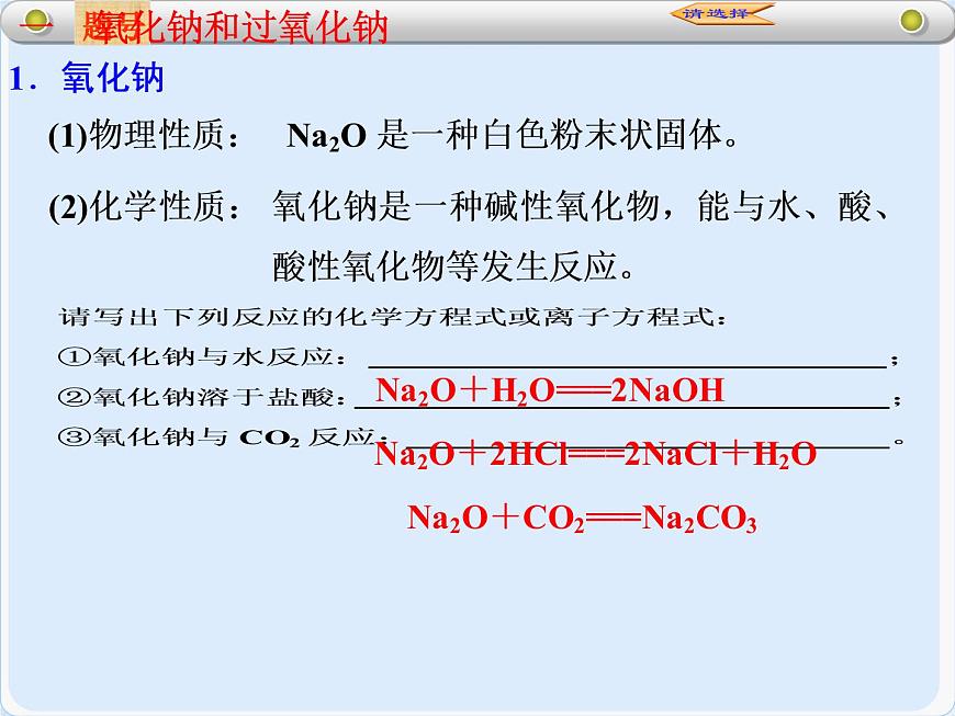 人教版（新課標(biāo)）高中化學(xué)必修一第三章 第二節(jié) 幾種重要的金屬化合物（2）第一課時(shí)課件第2頁