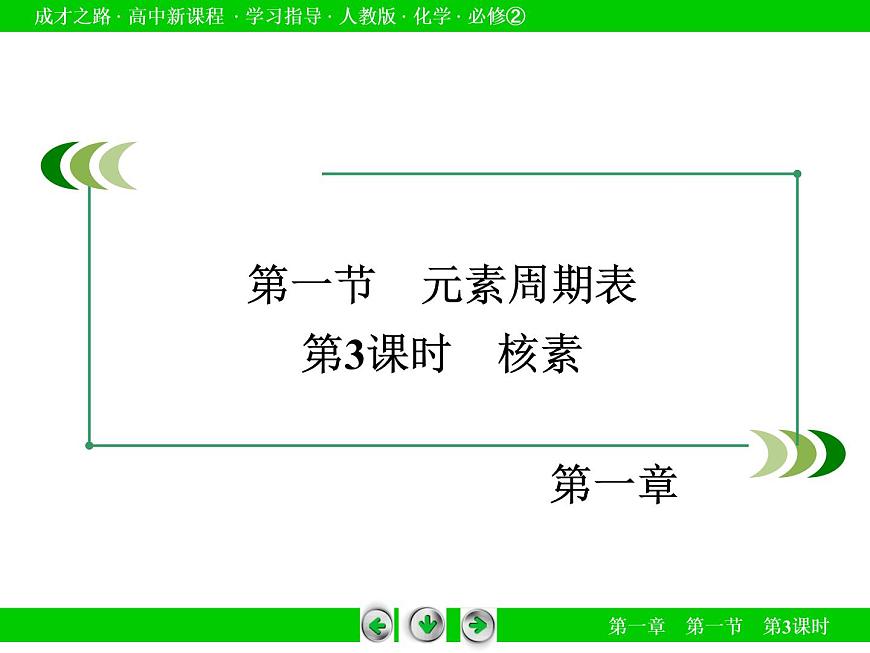 人教版（新課標(biāo)）高中化學(xué)必修二第1章 第1節(jié) 第3課時(shí)第3頁(yè)