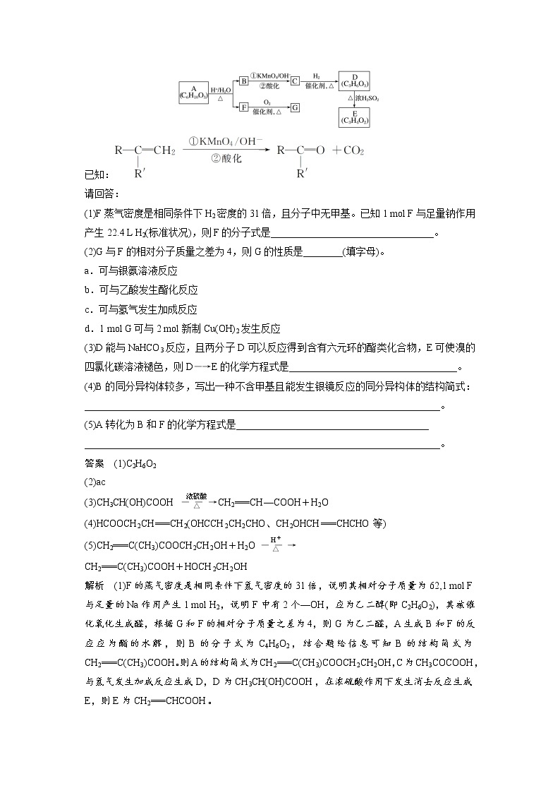 高考化学三轮冲刺热点题型特训 第38题　有机化学基础(选考)02