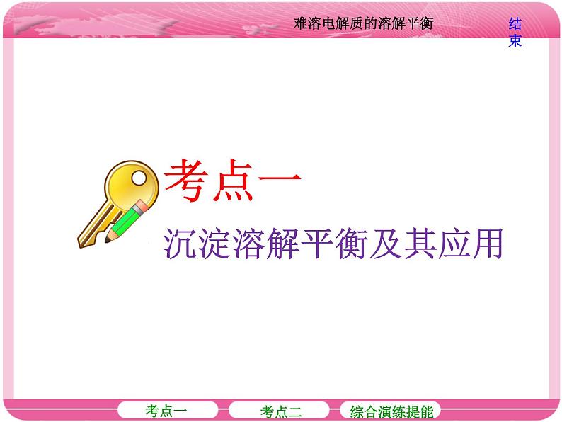 (人教版)高三化学高考总复习课件:第8章 第四节 难溶电解质的溶解平衡03