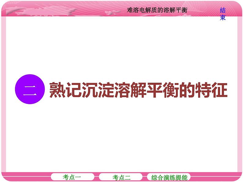 (人教版)高三化学高考总复习课件:第8章 第四节 难溶电解质的溶解平衡08