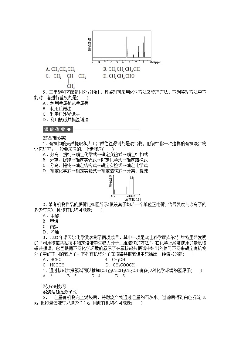 高中化学(人教版,选修5) 第一章认识有机化合物 第四节第2课时第2页