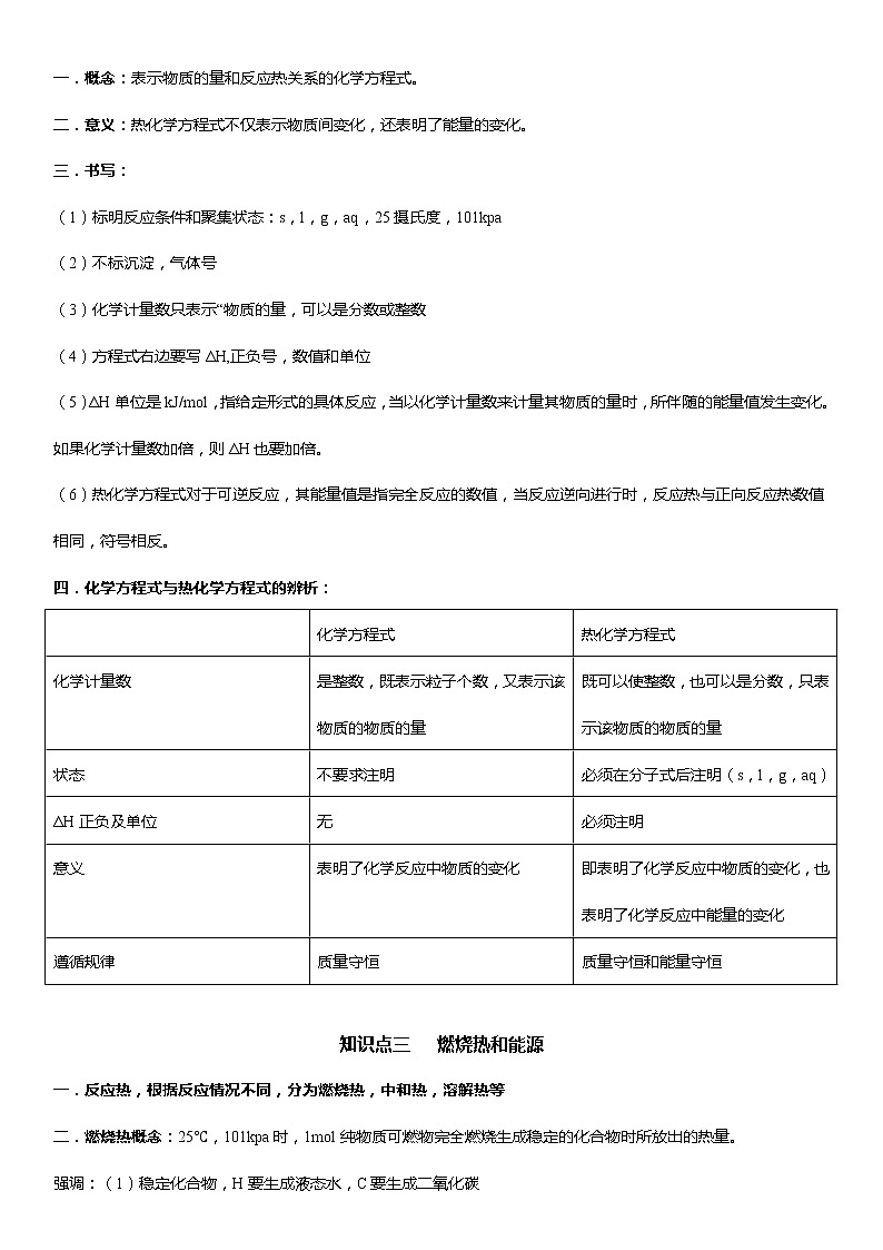 人教版 (新课标) 高中化学 选修4:专题一 化学反应与热能03