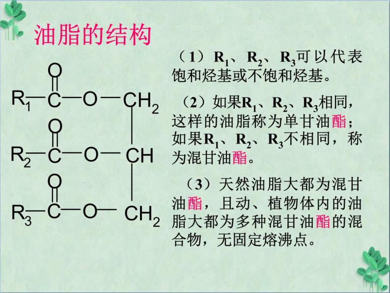 高中 / 化学 / 人教版 (新课标）选修五有机化学第四章生命中的基础有机化学物资 课件05