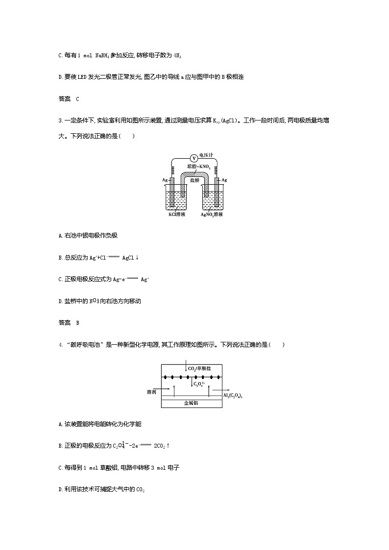 2021屆高三高考化學(xué)一輪復(fù)習(xí)  專題六　化學(xué)能與電能的轉(zhuǎn)化（分考點(diǎn)練習(xí)）第2頁