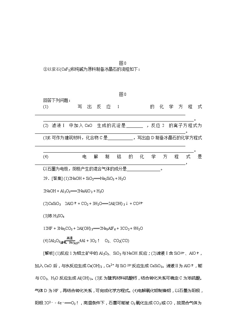 44高考化学二轮专题复习汇编试卷:D单元--非金属及其化合物(高考真题+模拟新题)4403